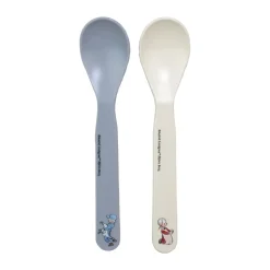 Children's Cutlery^Rätt Start Emil i Lönneberga spoon 2-pack, Blue-white BlueWhite