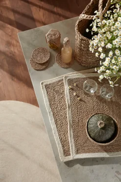 Placemats^Dixie Emil placemat, nature-white BeigeWhite