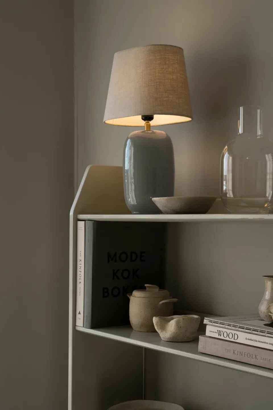 Lamp Bases^Watt & Veke Emily lamp base Ø12x28,5 cm, Dusty Green