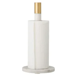 Kitchen Towel Holders^Bloomingville Emira kitchen paper holder marble 32 cm, White