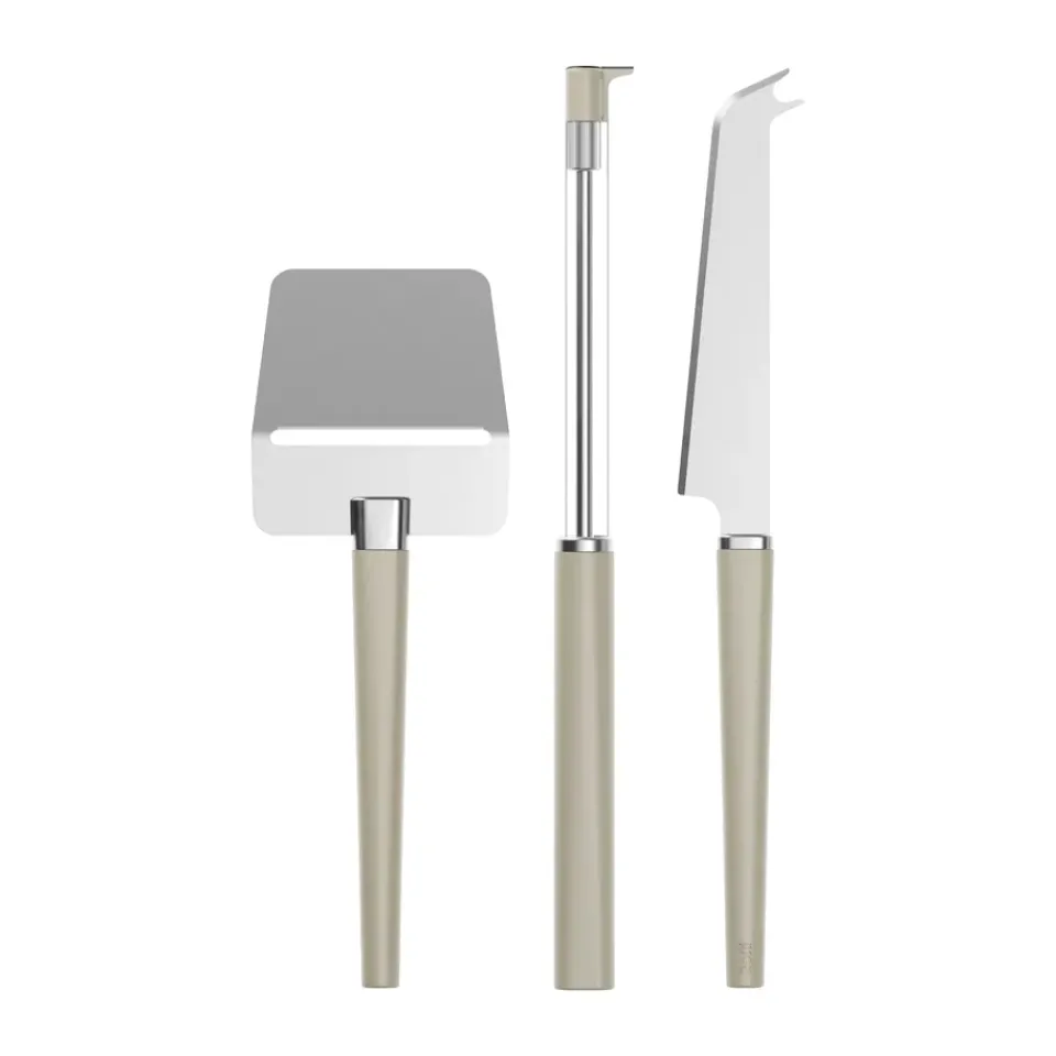 Cheese Knives|Serving Utensils^Rosti Emma cheese set 3 pieces, Humus Brown