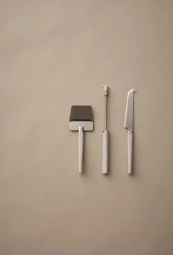 Cheese Knives|Serving Utensils^Rosti Emma cheese set 3 pieces, Humus Brown
