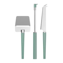 Cheese Knives^Rosti Emma cheese set 3 pieces, Nordic Green