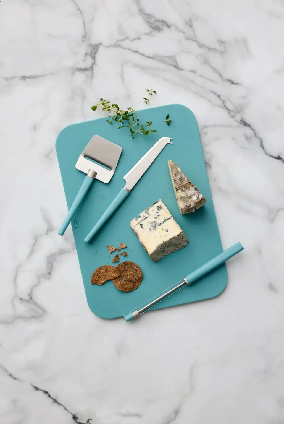 Cheese Knives^Rosti Emma cheese set 3 pieces, Nordic Green