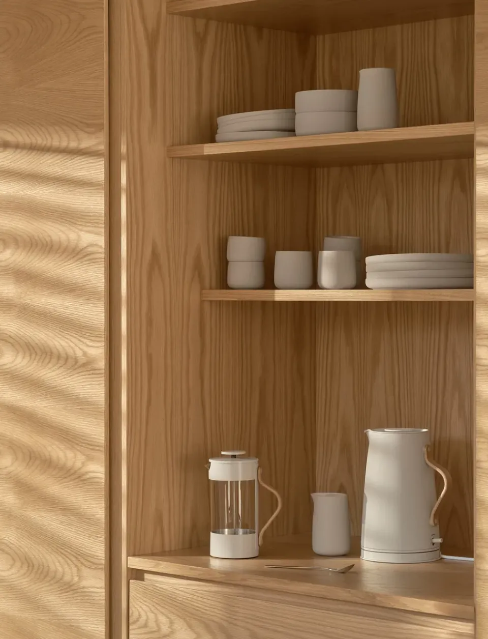 Clearance Stelton Emma French Press 1 L, Sand Beige