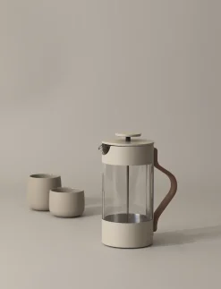 Clearance Stelton Emma French Press 1 L, Sand Beige