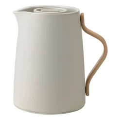 Clearance Stelton Emma tea vacuum jug, Soft sand BeigeBrown