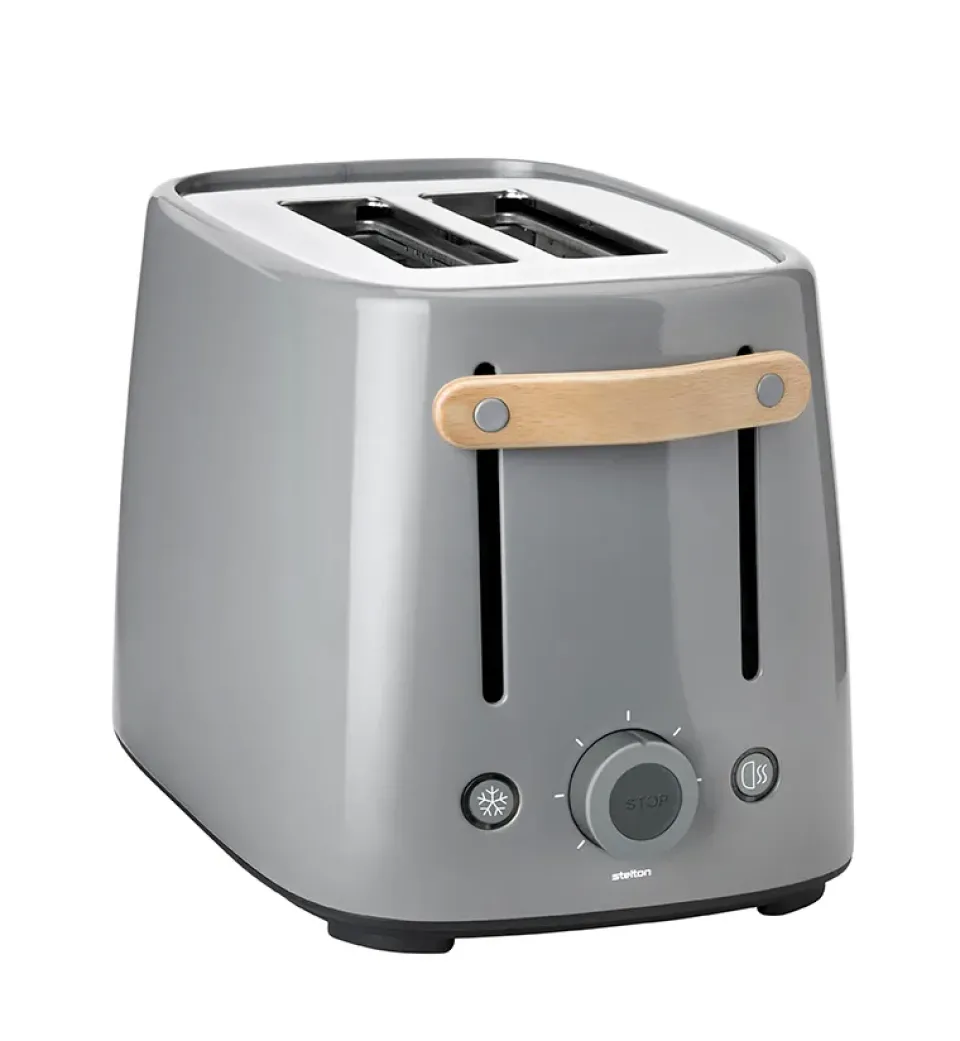 Toasters^Stelton Emma toaster 2 slices, Gray Silver-coloured