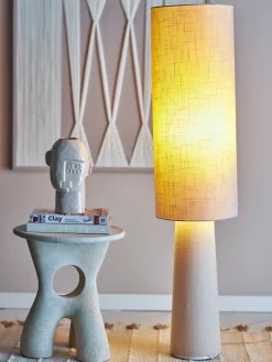 Floor Lamps^Bloomingville Emmie floor lamp, Nature White