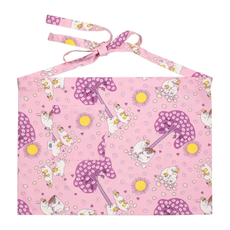 Moomin Arabia Enchanted Moomin apron, 87x94 cm Pink