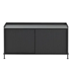 New Muuto Enfold sideboard low 125x45x63 cm, - Black