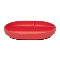 Clearance OYOY Enkei suction children's plate, Cherry Red