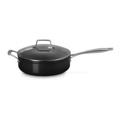 Le Creuset ENSC sauté pan with glass lid, 26 cm Black