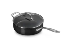 Le Creuset ENSC sauté pan with glass lid, 26 cm Black
