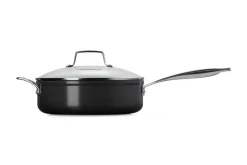 Le Creuset ENSC sauté pan with glass lid, 26 cm Black