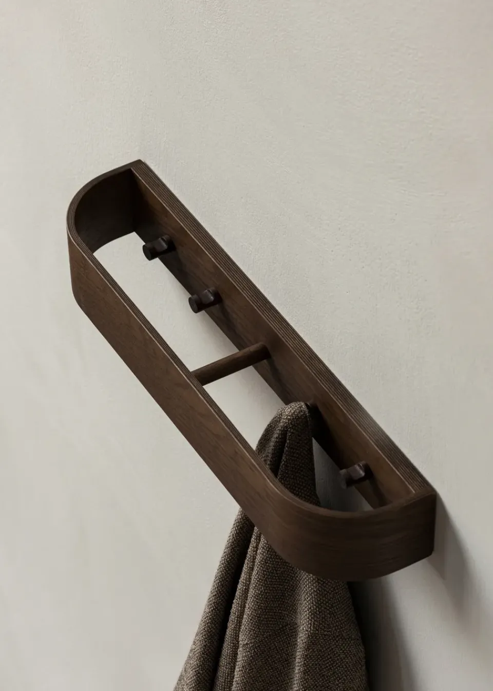 Clothes Racks, Coat Stands & Hangers|Clothes Racks, Coat Stands & Hangers^Audo Copenhagen Epoch clothes hanger 50 cm, Dark stained oak Brown