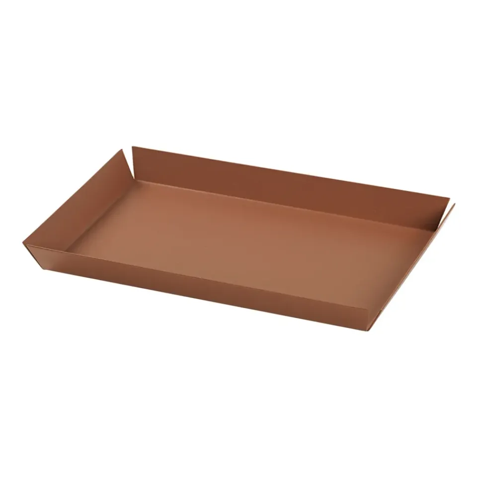 New Broste Copenhagen Erika tray 14x21 cm, Meerkat camel Brown