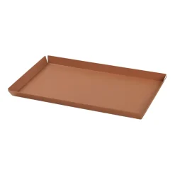 New Broste Copenhagen Erika tray 21x33 cm, Meerkat camel Brown