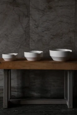 Mixing Bowls^ERNST bowl natural white, H9 cm Ø20 cm Beige