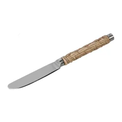 Discount ERNST butter knife braided handle, Seagrass, 17 cm Beige