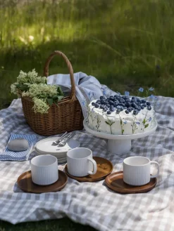 Hot ERNST cake platter Ø27 cm, Vanilla White