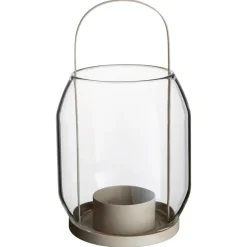 Tea Light Holders, Lanterns & Candle Dishes^ERNST candle holder for tea light 22 cm, Beige