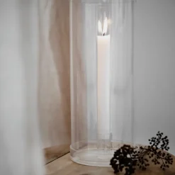 Sale ERNST candle lantern for chandelier 29 cm, clear Transparent