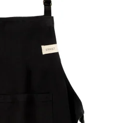 Aprons^ERNST cotton apron, Black