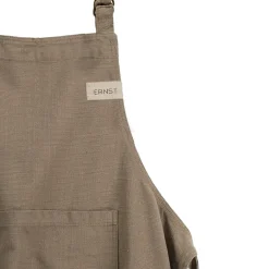 Aprons^ERNST cotton apron, Mole Brown