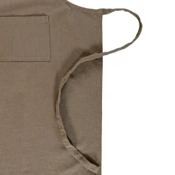 Aprons^ERNST cotton apron, Mole Brown