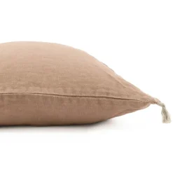 Cushion Covers^ERNST cushion cover with tassles 50 x 60 cm, Nutmeg Brown