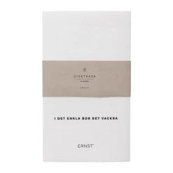 Dishcloths & Brushes^ERNST dishcloth quote/striped 2-pack, White