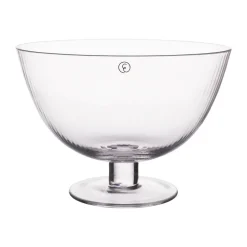 Best ERNST glass bowl with foot, Ø16.5 cm Transparent