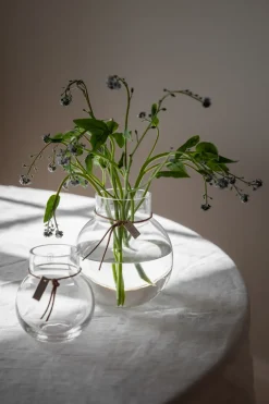 Online ERNST glass vase H14cm Ø13cm, clear Transparent