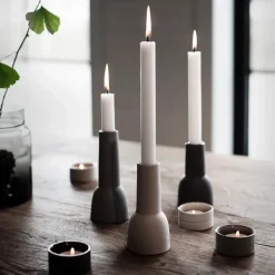 Tea Light Holders, Lanterns & Candle Dishes^ERNST heat lantern, Natural White