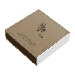 Best ERNST matchbox 11x11 cm, Butterfly Brown