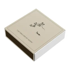 Best ERNST matchbox 11x11 cm, Knot Beige