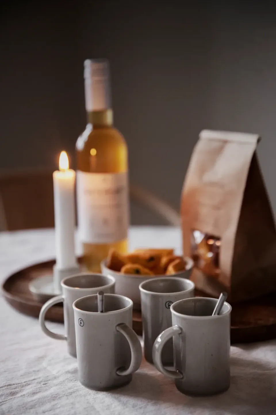 Glögg & Mulled Wine Mugs|Espresso Cups^ERNST mulled wine mug porcelain 7.5 cm, Sand Beige
