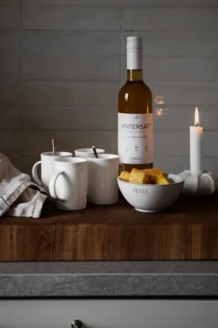 Glögg & Mulled Wine Mugs|Espresso Cups^ERNST mulled wine mug porcelain 7.5 cm, Vanilla White