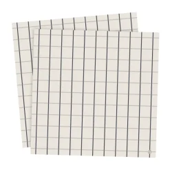 Paper Napkins^ERNST napkin large checkered 33x33 cm 20-pack, Beige-blue BeigeBlue