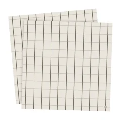 Paper Napkins^ERNST napkin large checkered 33x33 cm 20-pack, Beige-green BeigeGreen