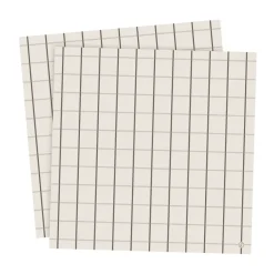 Paper Napkins^ERNST napkin large checkered 33x33 cm 20-pack, Beige-mole BeigeBrown