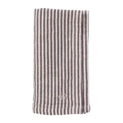 ERNST napkin thin stripes 40x40 cm, Brown-white BrownWhite