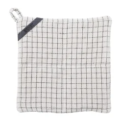Oven Mitts, Gloves & Pot Holders^ERNST pot holder checkered 25x25 cm, Checkered nature-black BeigeBlack