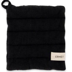 Hot ERNST pot holder cotton, Black