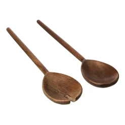 Sale ERNST salad cutlery mangowood 2 pieces, Dark Brown