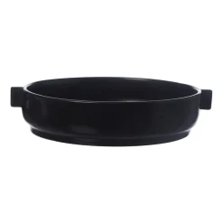 Serving Platters & Dishes^ERNST saucer with handle Ø25 cm, Black