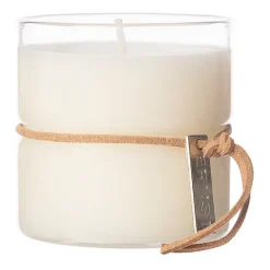 Best ERNST scented candle in glass with band Ø5.8 cm, Time to do nothing TransparentWhite