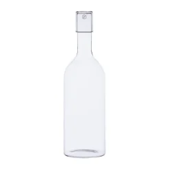 New ERNST serving bottle with lid 1 l, Clear Transparent