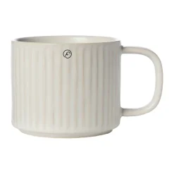 Teacups^ERNST teacup grooved 36 cl, Off- White